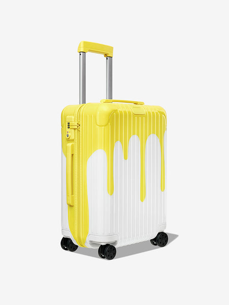 White cabin suitcase cheap