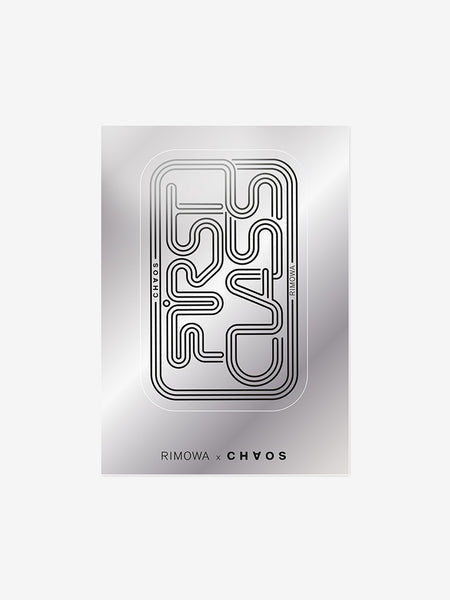 Rimowa X Chaos First Class Sticker Travel Sticker Chaos Club