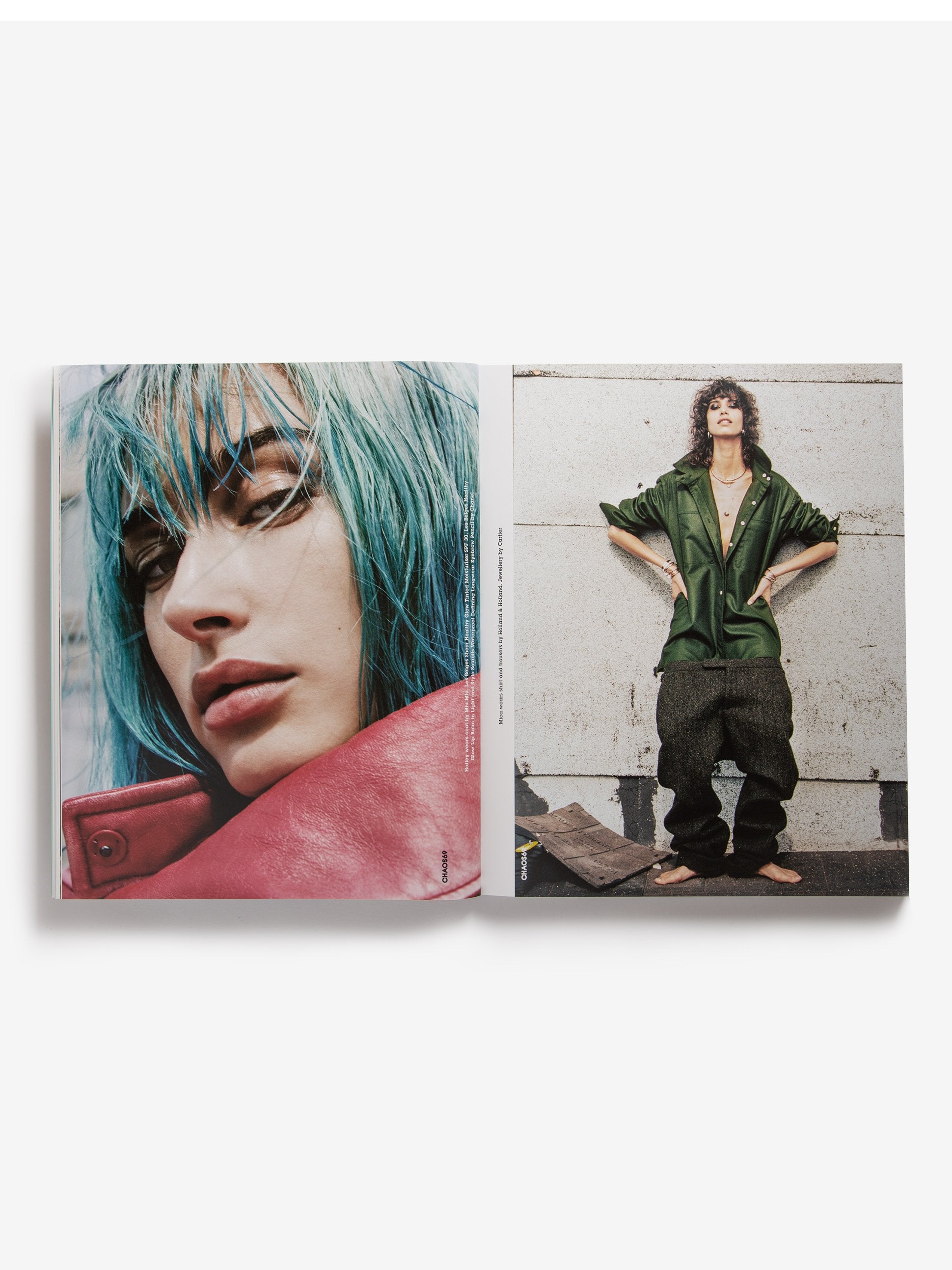 Kendall Jenner Front and Back Cover - Chaos 69 Magazine Poster