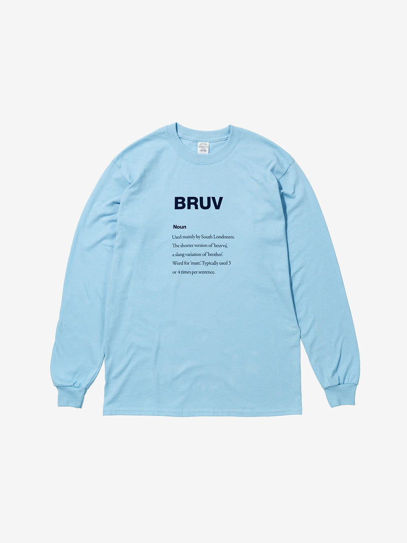 Bruv Club Long Sleeved Blue T-Shirt