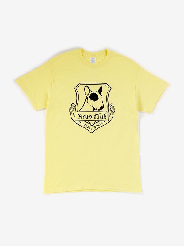 Bruv Club Short Sleeved Yellow T-Shirt