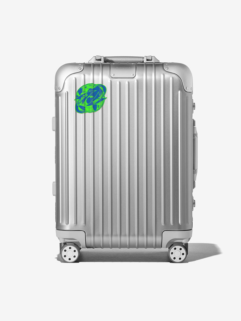 DIOR AND RIMOWA Carry-On Luggage Black Dior Oblique Aluminum | DIOR