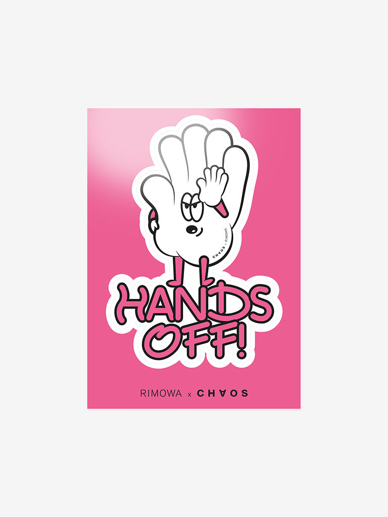 Rimowa x Chaos Hands Off Sticker