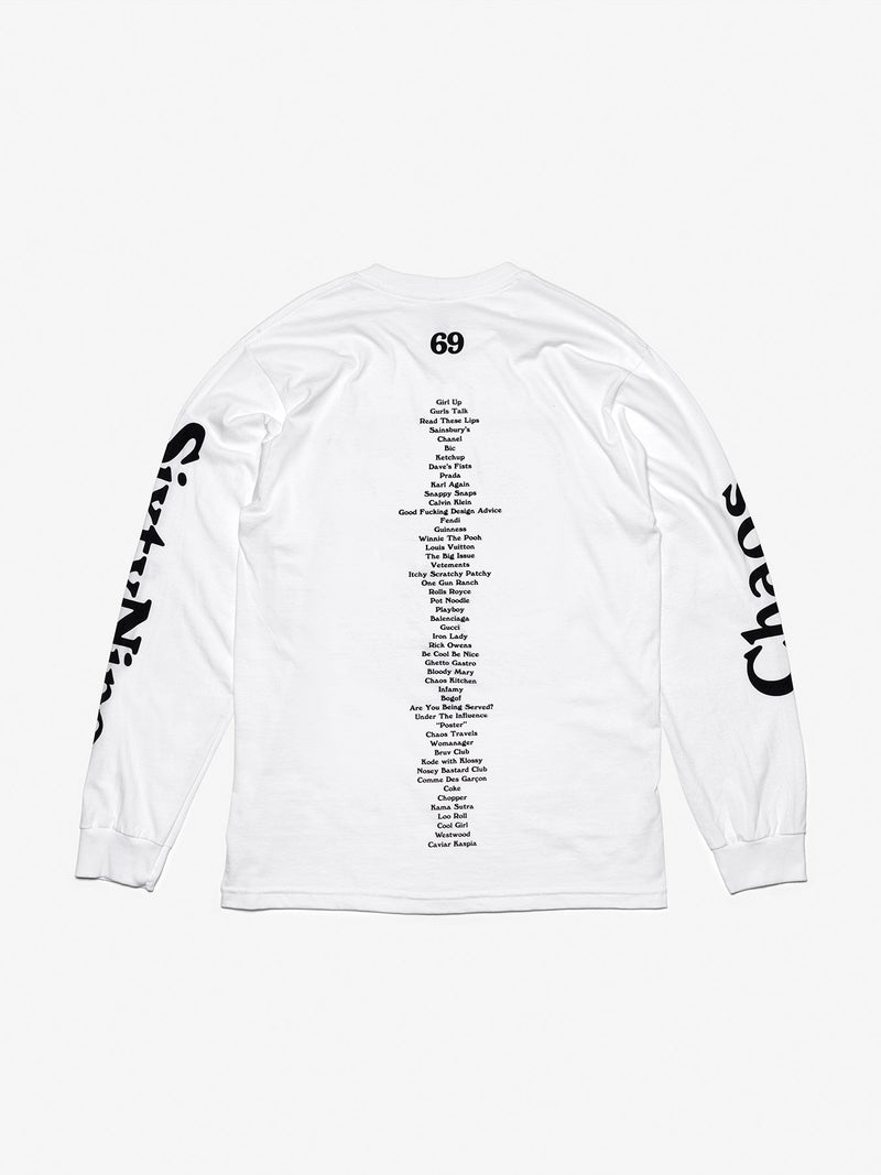 Chaos SixtyNine 'Kiss' Long Sleeved T-shirt - more detail