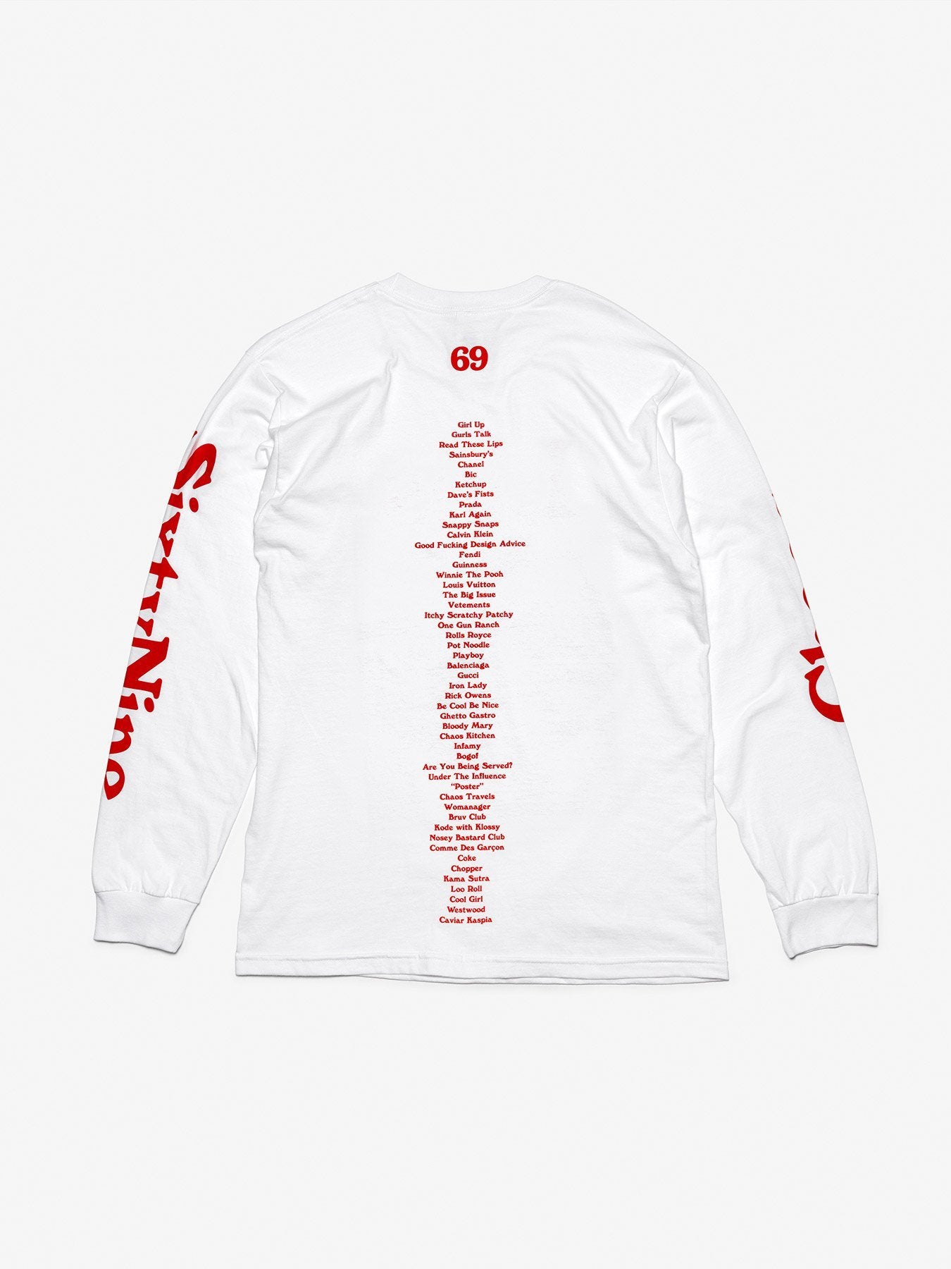 Chaos SixtyNine 'Lips' Long Sleeved T-shirt | Fashion