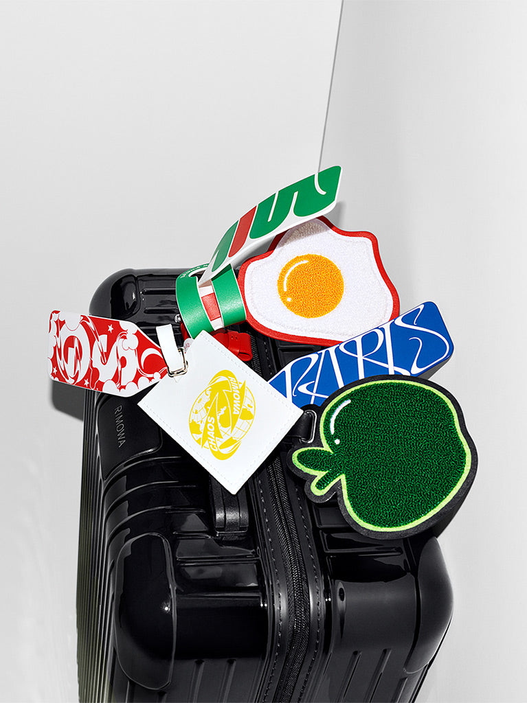 Rimowa x Chaos Green Apple Bag Charm - more detail