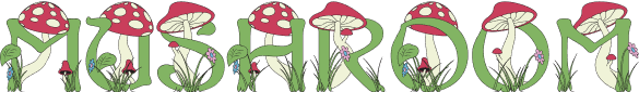 Mushroom font
